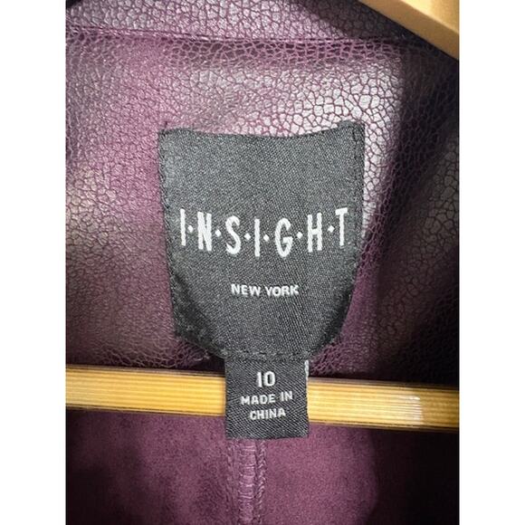 INSIGHT New York Faux Leather Studded Moto Jacket | 10 - Picture 7 of 9